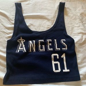 Dark blue pink shirt, good condition, never worn !